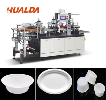 China 1000 Kgs Plastic Cup Forming Machine , Lid Punching Machine One Year Warranty supplier
