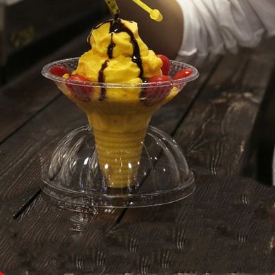 PP Ice Cream Plastic Cup Making Machine ABC / EPS Sheet PLC Temp Control supplier