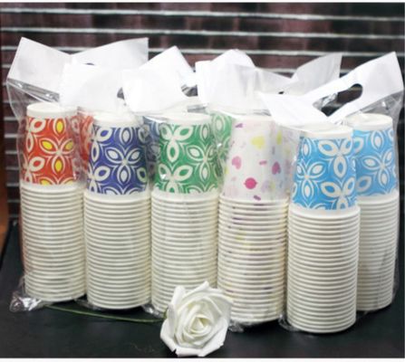 Practical Paper Cup Packing Machine HDPE / LDPE / PP / POF Packing Film supplier