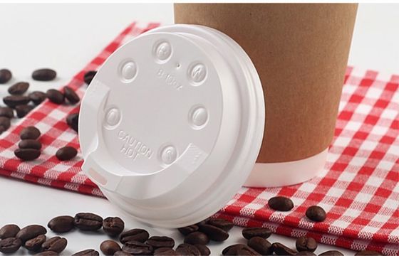 Paper Cover Pet Cup Lid Forming Machine Over 0.2 M3 / Min Consumption supplier