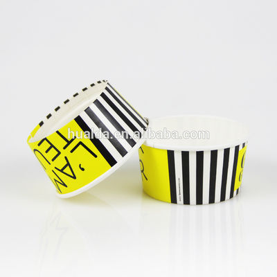 China cheap takeaway paper food bowl with plastic lid supplier