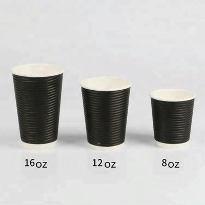 Custom logo print disposable paper water cup for hotel supplier