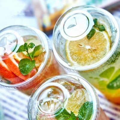 clear small food grade PP plastic round dome lid cap forming making machine for hot lunch bowl supplier
