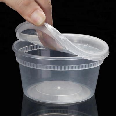 Mini eco-friendly pp transparent plastic disposable sauce cup with lid cover supplier