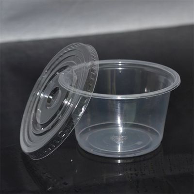 Mini eco-friendly pp transparent plastic disposable sauce cup with lid cover supplier