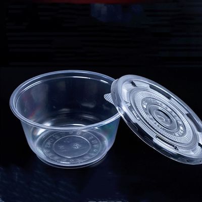 Mini eco-friendly pp transparent plastic disposable sauce cup with lid cover supplier