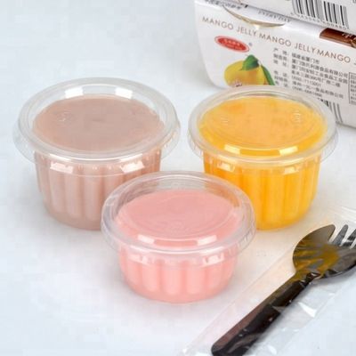 Cheap eco-friendly 10oz clear PET plastic cup for ice cream with lid supplier