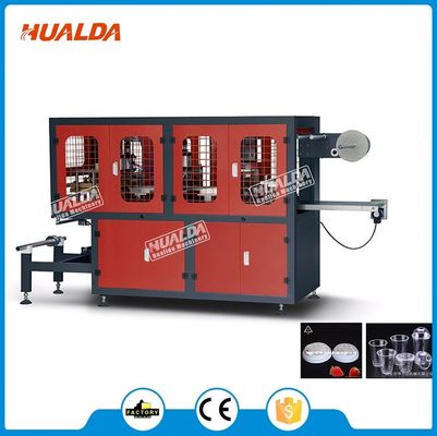 Excellent Cup Lid Forming Machine 0.4 - 0.7 Mpa Pressure Easy Operation supplier